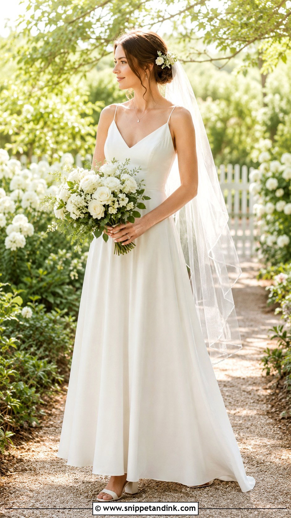 Simple Garden Wedding Gown - Snippet and Ink - 25 Simple Wedding Gown Ideas
