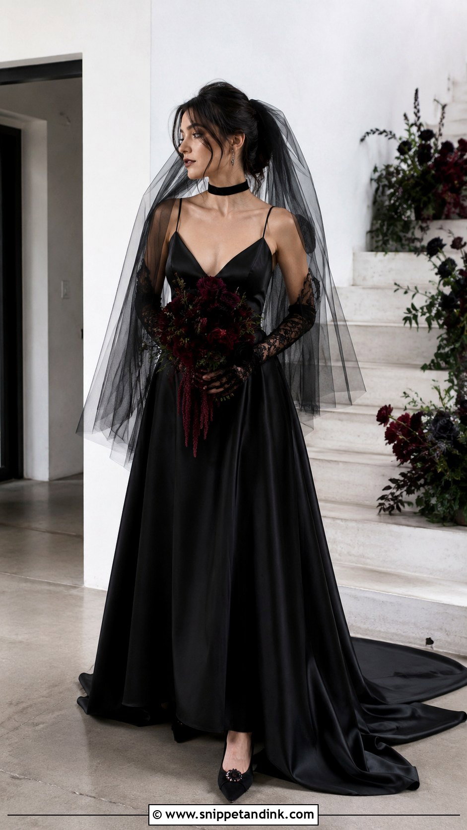 Simple Gothic Wedding Dress - Snippet and Ink - 25 Vintage Gothic Wedding Dress Ideas