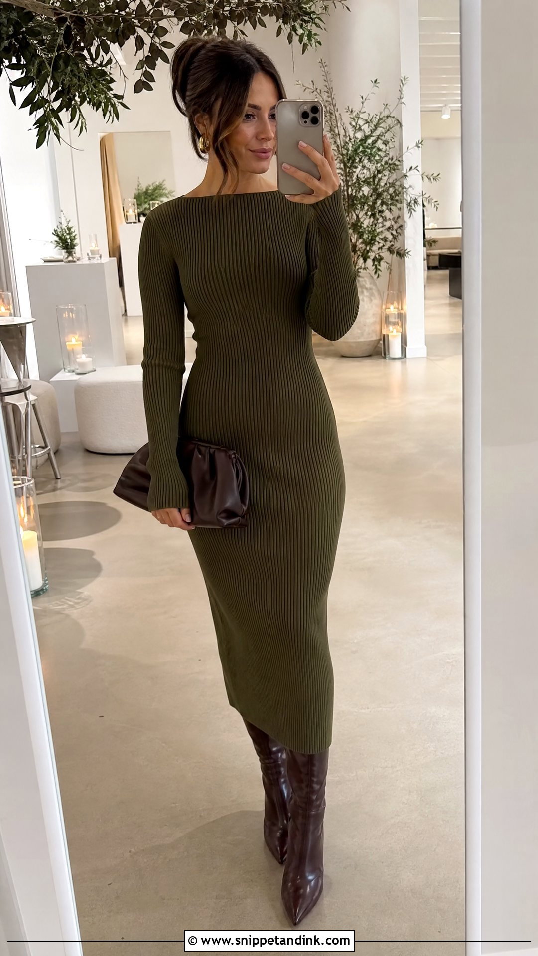 Simple Knit Dress Wedding Outfit - Snippet and Ink - 25 Simple Wedding Outfits