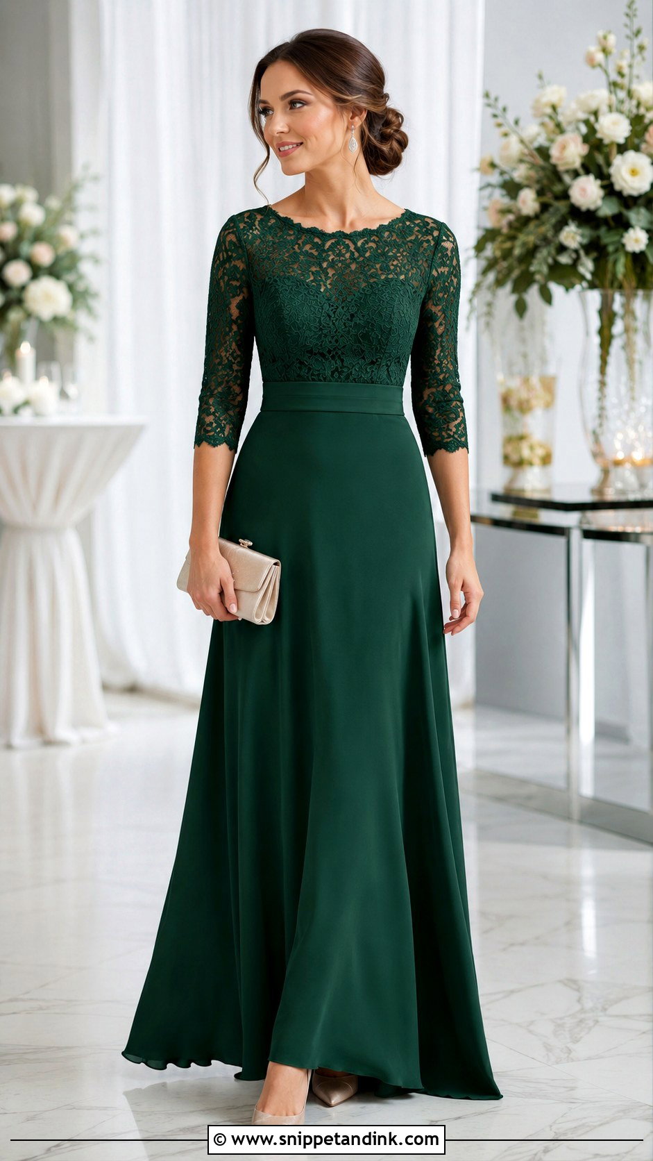 Simple Lace Bodice Gown - Snippet and Ink - 20 Simple Lace Gown Ideas