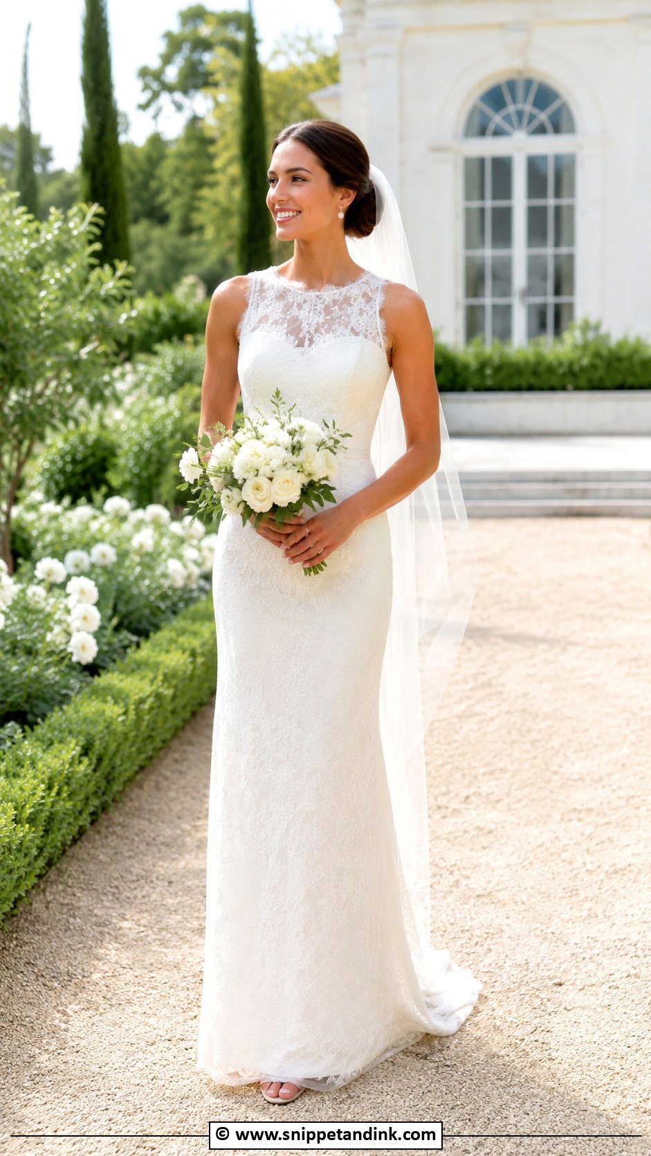 Simple Lace Wedding Dress - Snippet and Ink - 35 Simple Wedding Dress Ideas