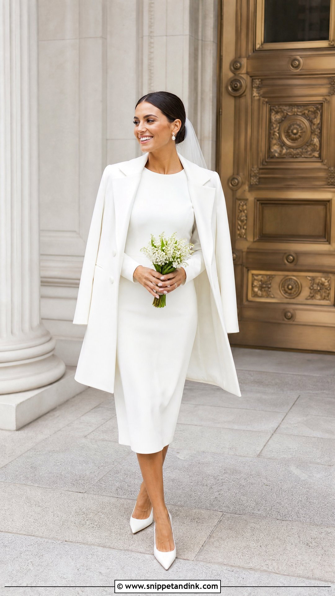 Simple Long Sleeve Courthouse Wedding Dress - Snippet and Ink - 25 Simple Long Sleeve Wedding Dress Ideas