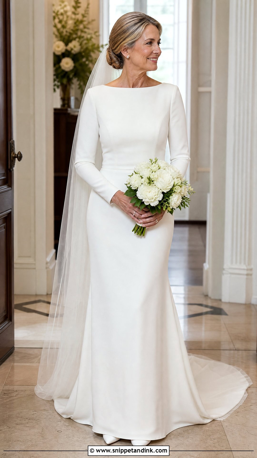 Simple Long Sleeve Fitted Wedding Dress - Snippet and Ink - 25 Simple Fitted Wedding Dress Ideas