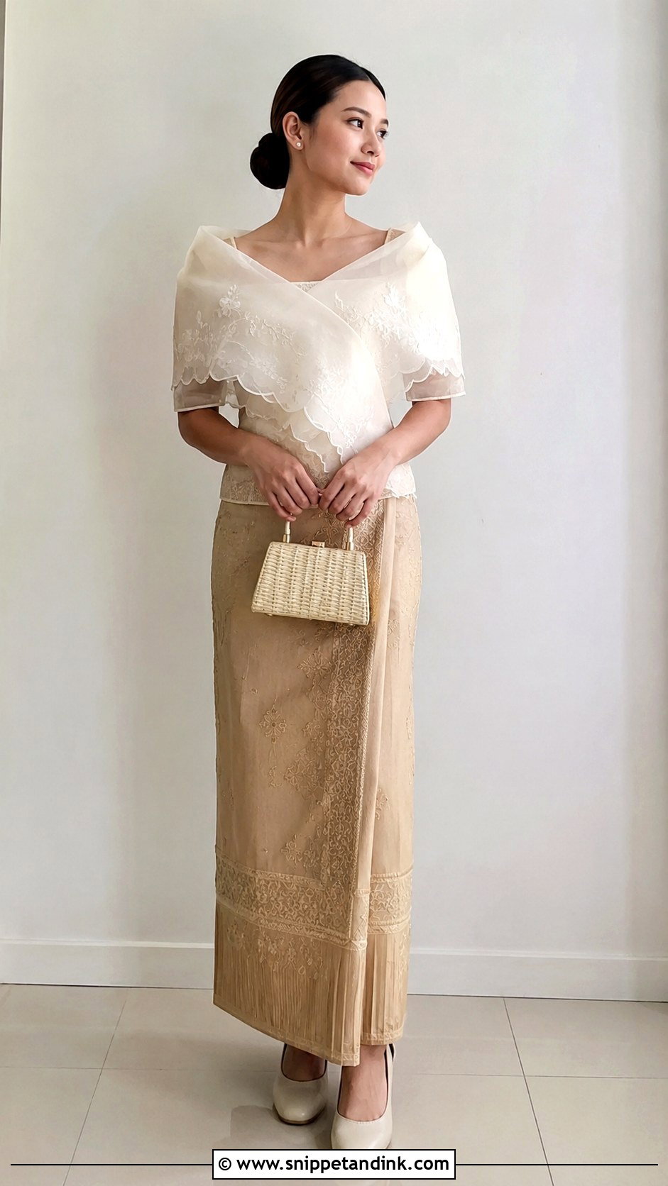 Simple Maria Clara Gown - Snippet and Ink - 25 Maria Clara Gown Ideas