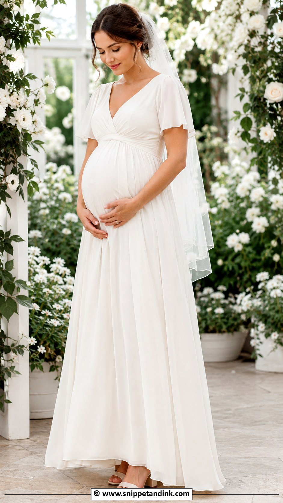 Simple Maternity Wedding Dress - Snippet and Ink - 35 Simple Wedding Dress Ideas