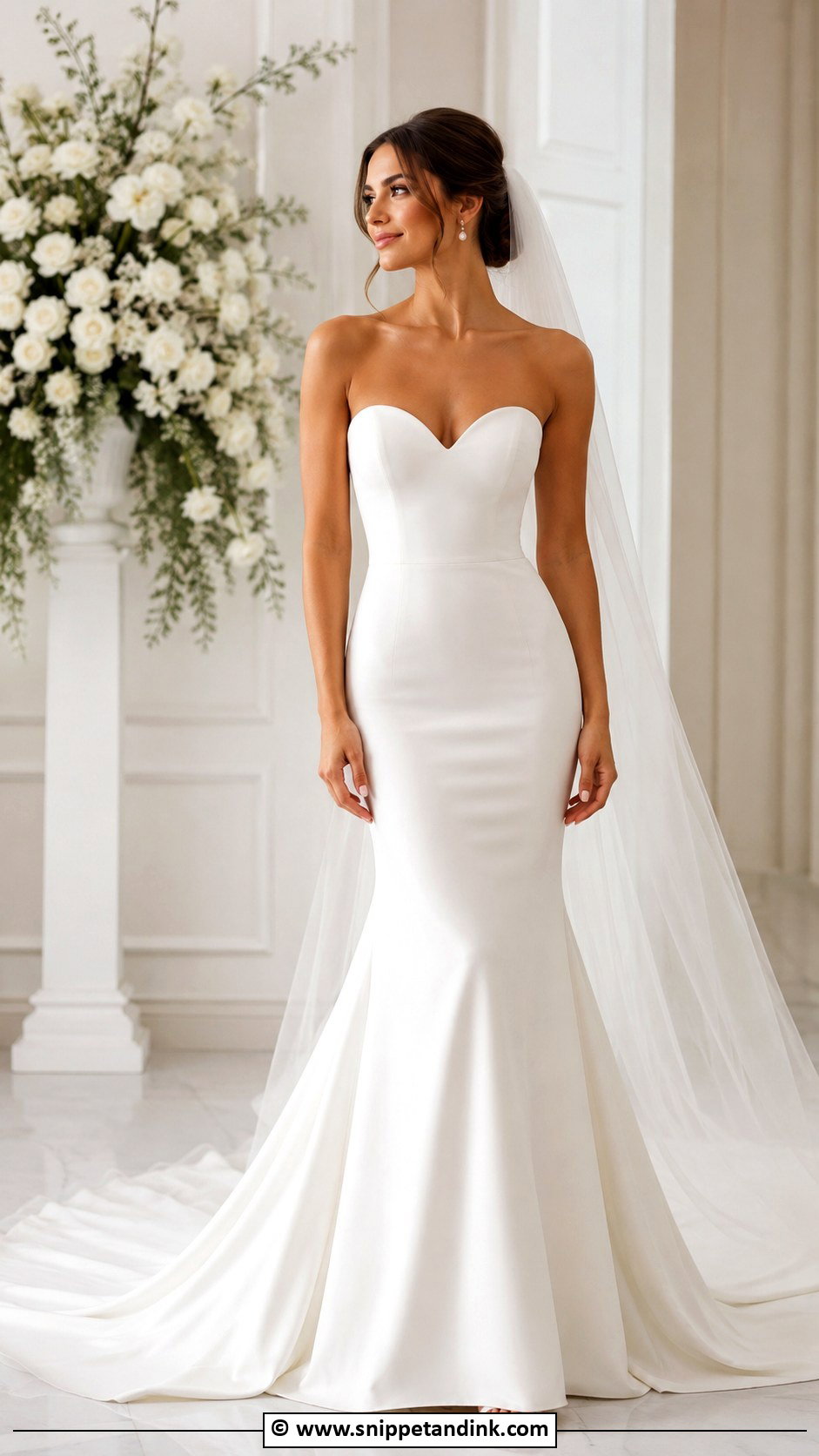Simple Mermaid Wedding Dress - Snippet and Ink - 30 Simple Timeless Wedding Dress Ideas