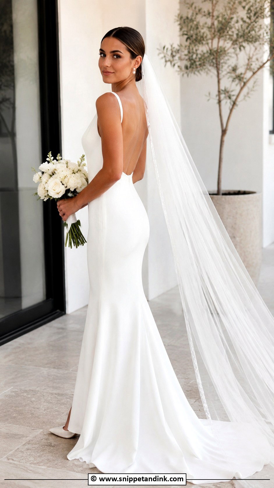 Simple Mermaid Wedding Dress - Snippet and Ink - 35 Mermaid Wedding Dresses