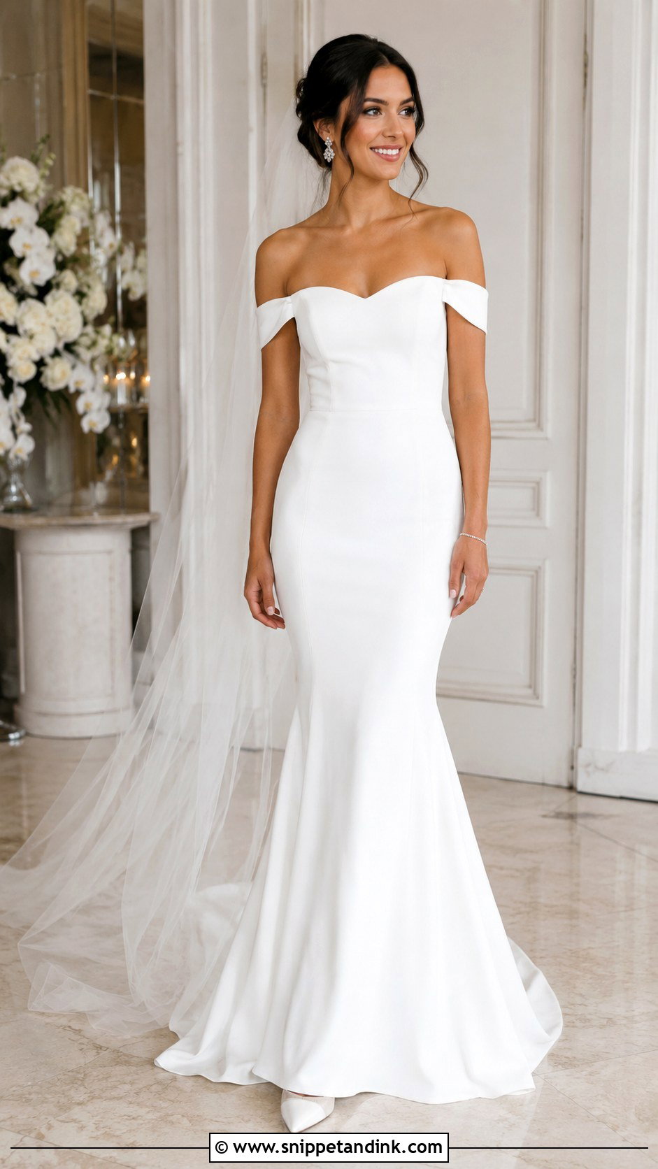 Simple Mermaid Wedding Dress - Snippet and Ink - 20 Classy Simple Bride Dress Ideas