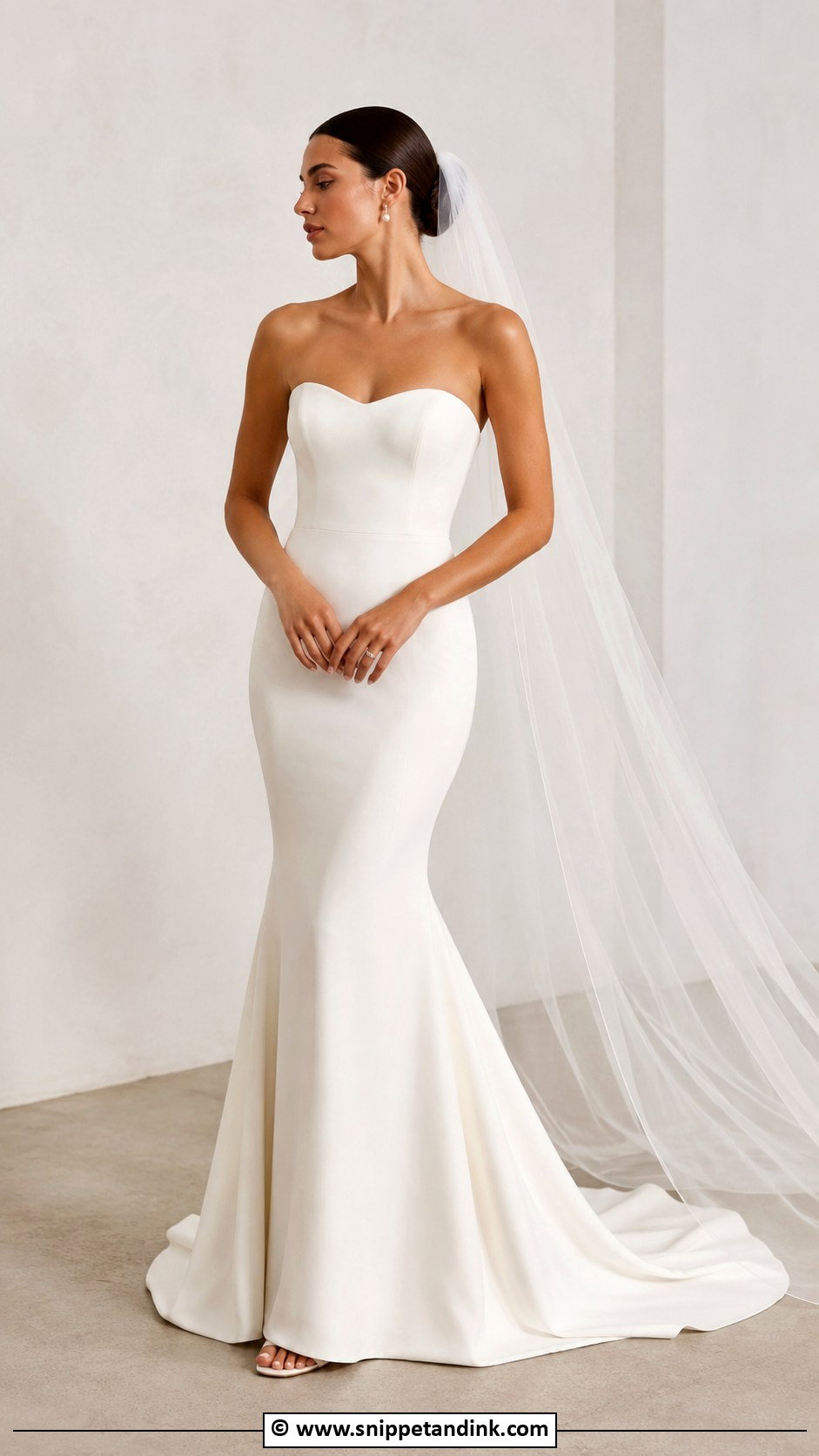 Simple Mermaid Wedding Dress - Snippet and Ink - 25 Elegant Mermaid Wedding Dress Ideas