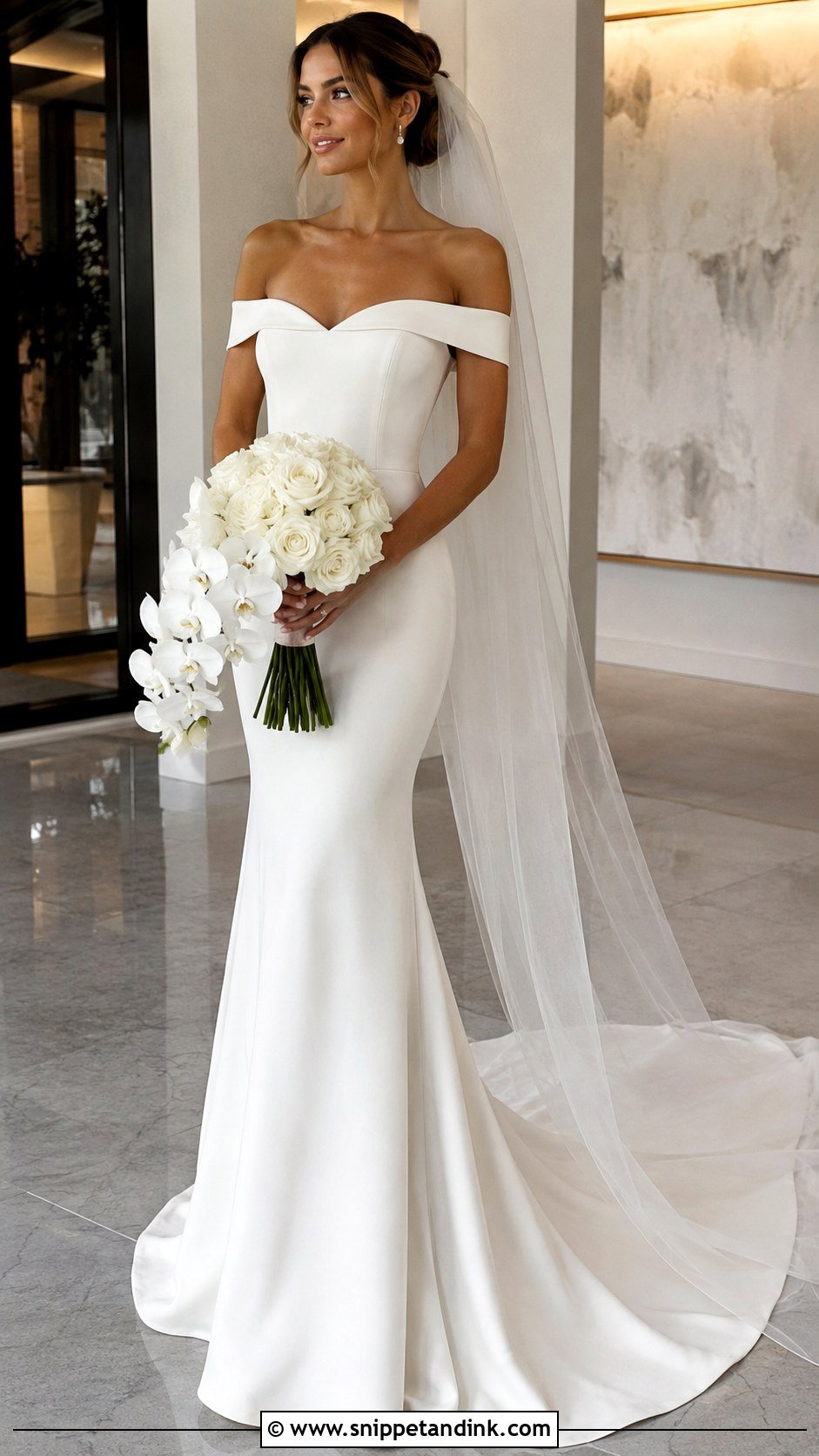 Simple Mermaid Wedding Gown - Snippet and Ink - 25 Simple Wedding Gown Ideas