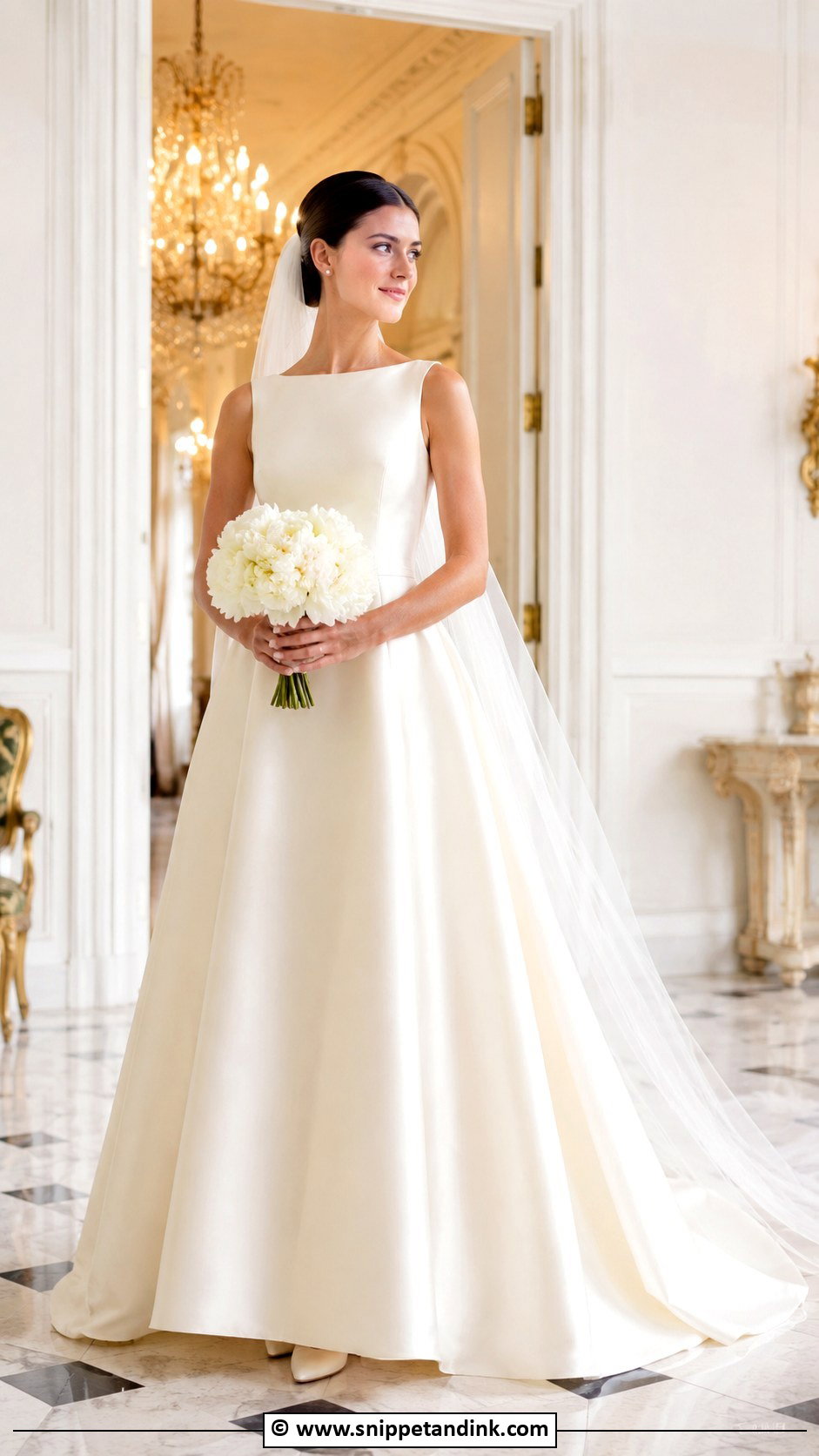 Simple Mikado Bride Dress - Snippet and Ink - 35 Simple Bride Dress Ideas