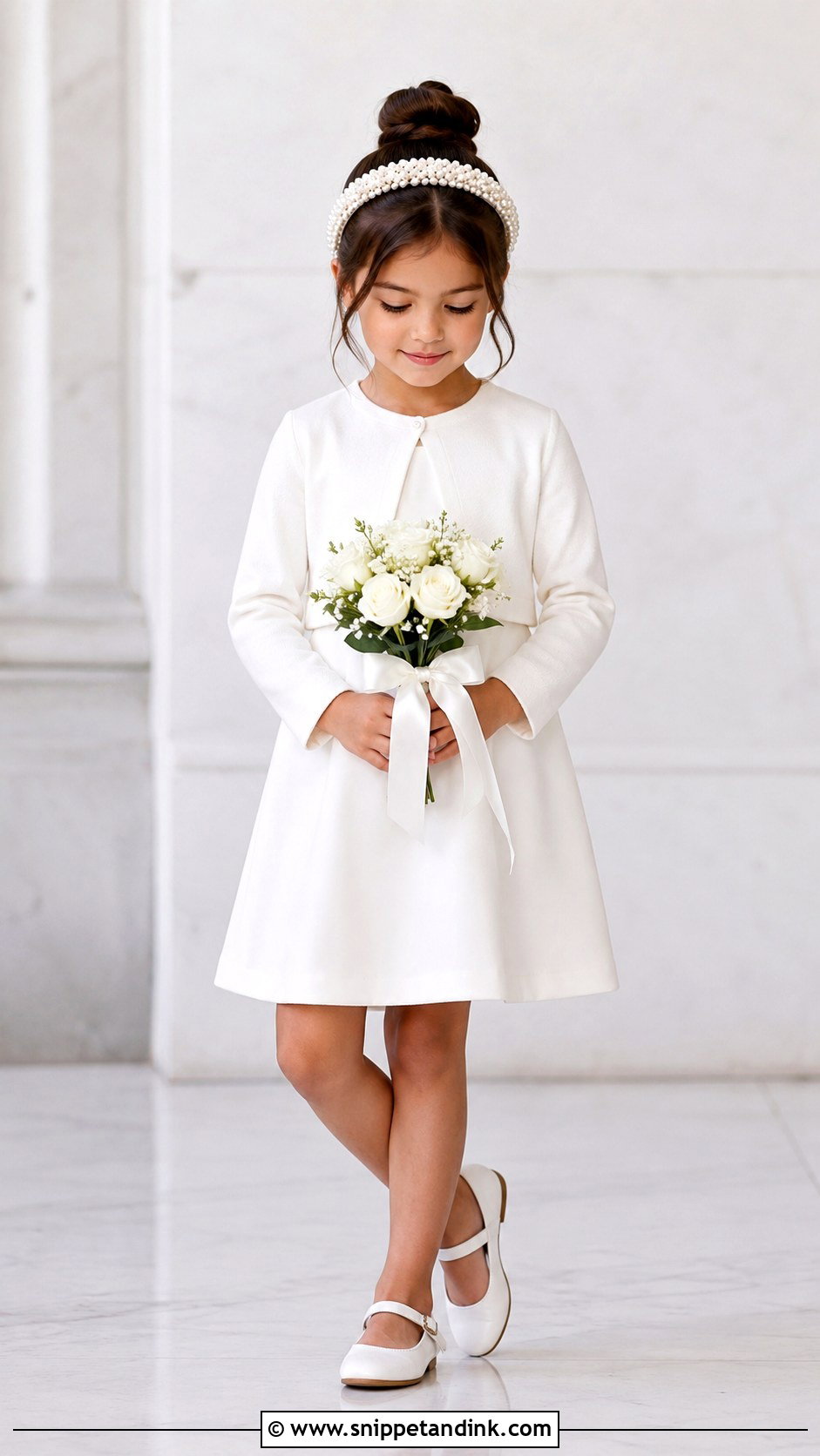 Simple Mini Bride A Line Dress Outfit - Snippet and Ink - 20 Mini Bride Ideas