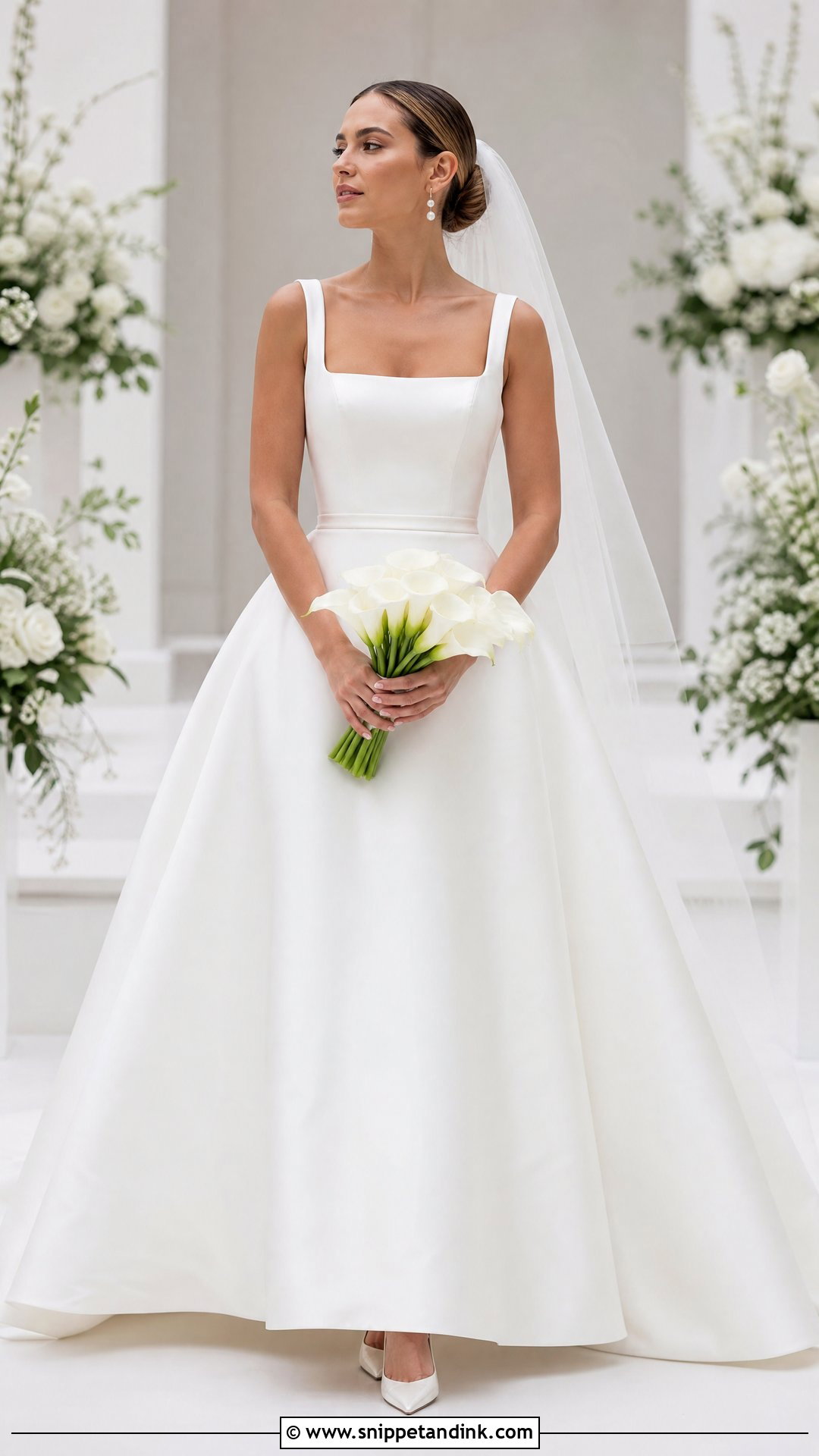 Simple Modern Princess Wedding Dress - Snippet and Ink - 20 Timeless Wedding Dress Princess Ideas