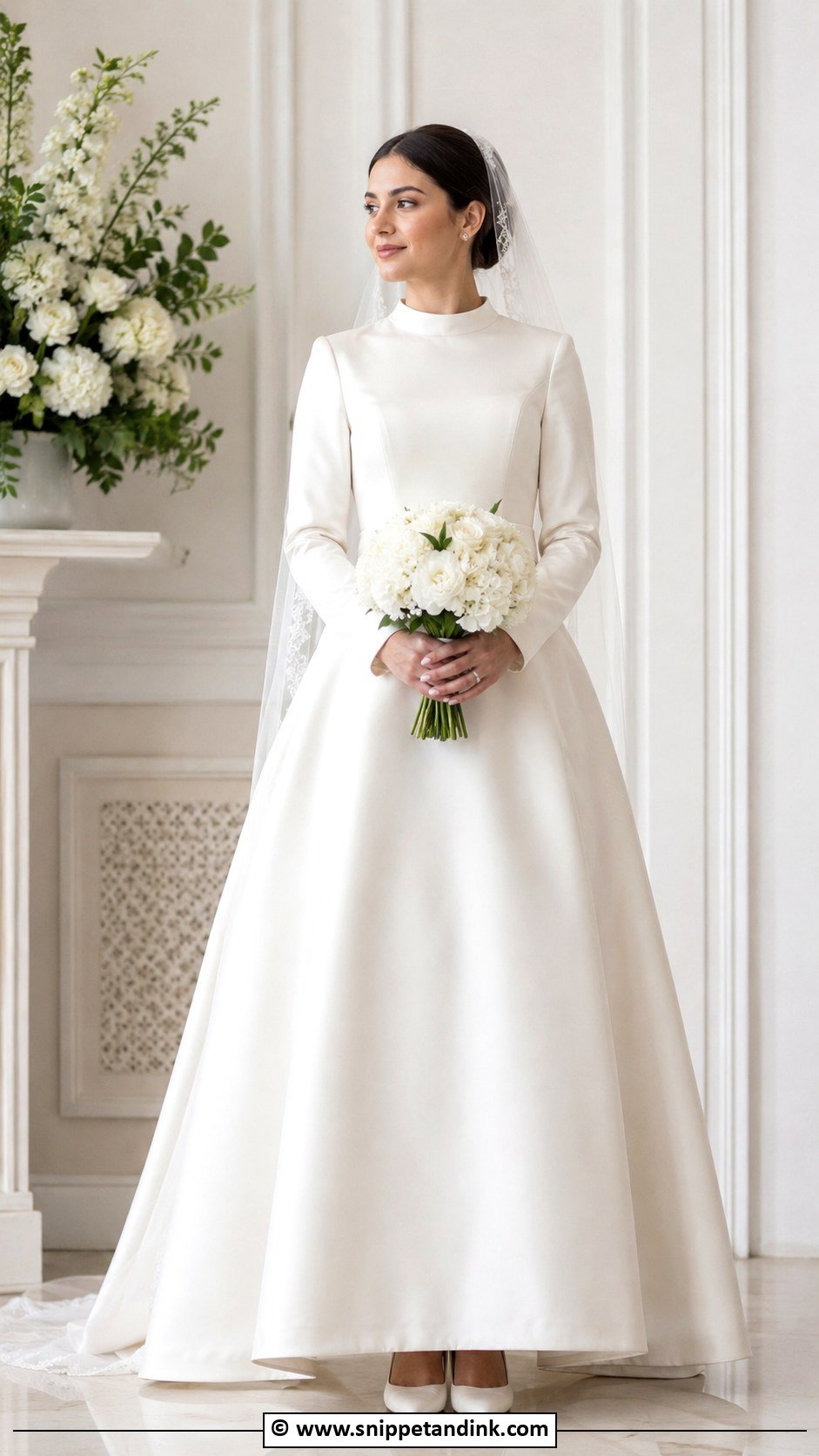 Simple Modest Wedding Dress - Snippet and Ink - 35 Simple Wedding Dress Ideas