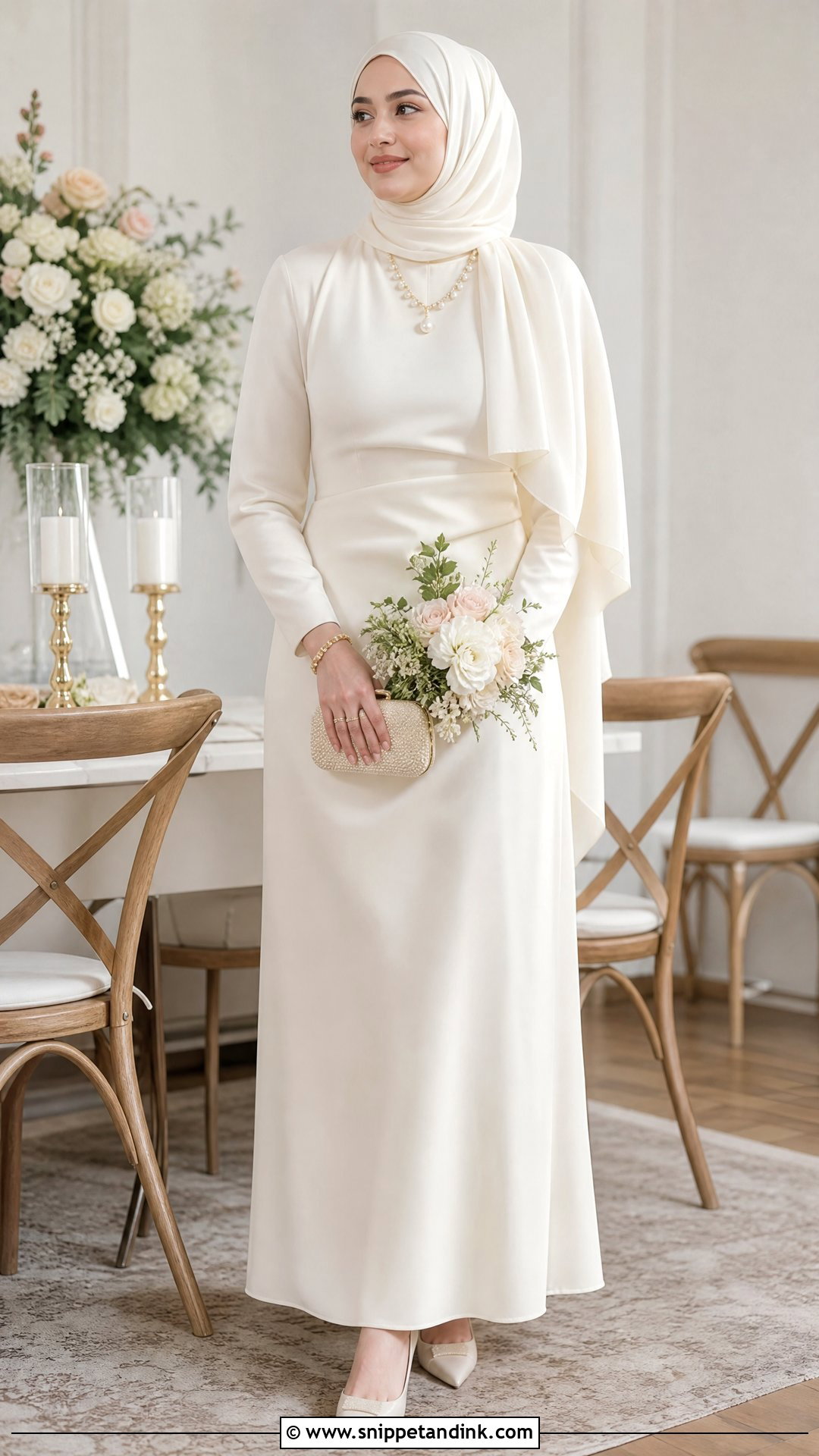 Simple Nikah Dress Hijab - Snippet and Ink - 25 Simple Wedding Dress Hijab Ideas