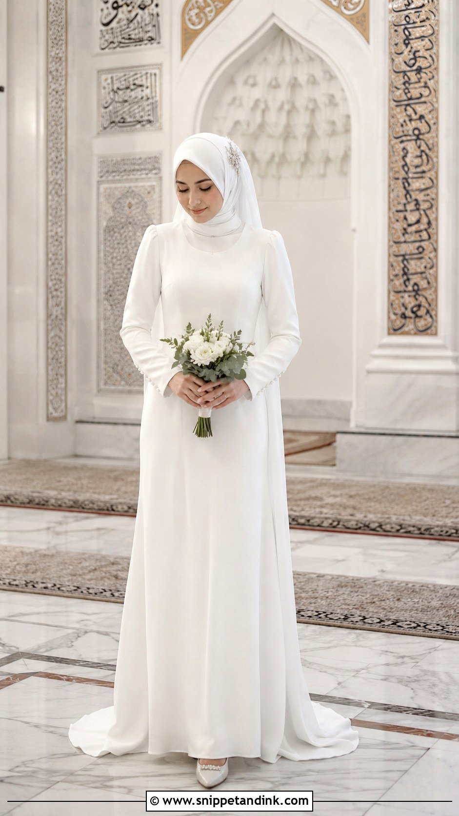 Simple Nikah Muslim Wedding Dress - Snippet and Ink - 25 Simple Muslim Wedding Dress Ideas