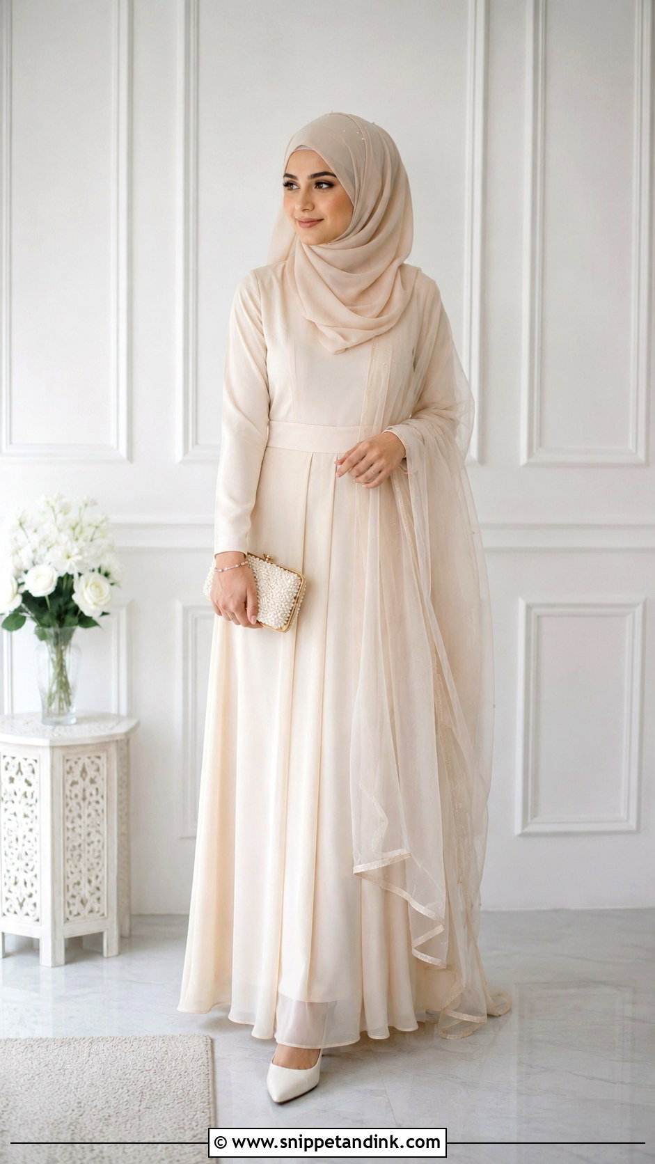 Simple Nikkah Dress With Hijab - Snippet and Ink - 25 Simple Nikkah Dress Ideas