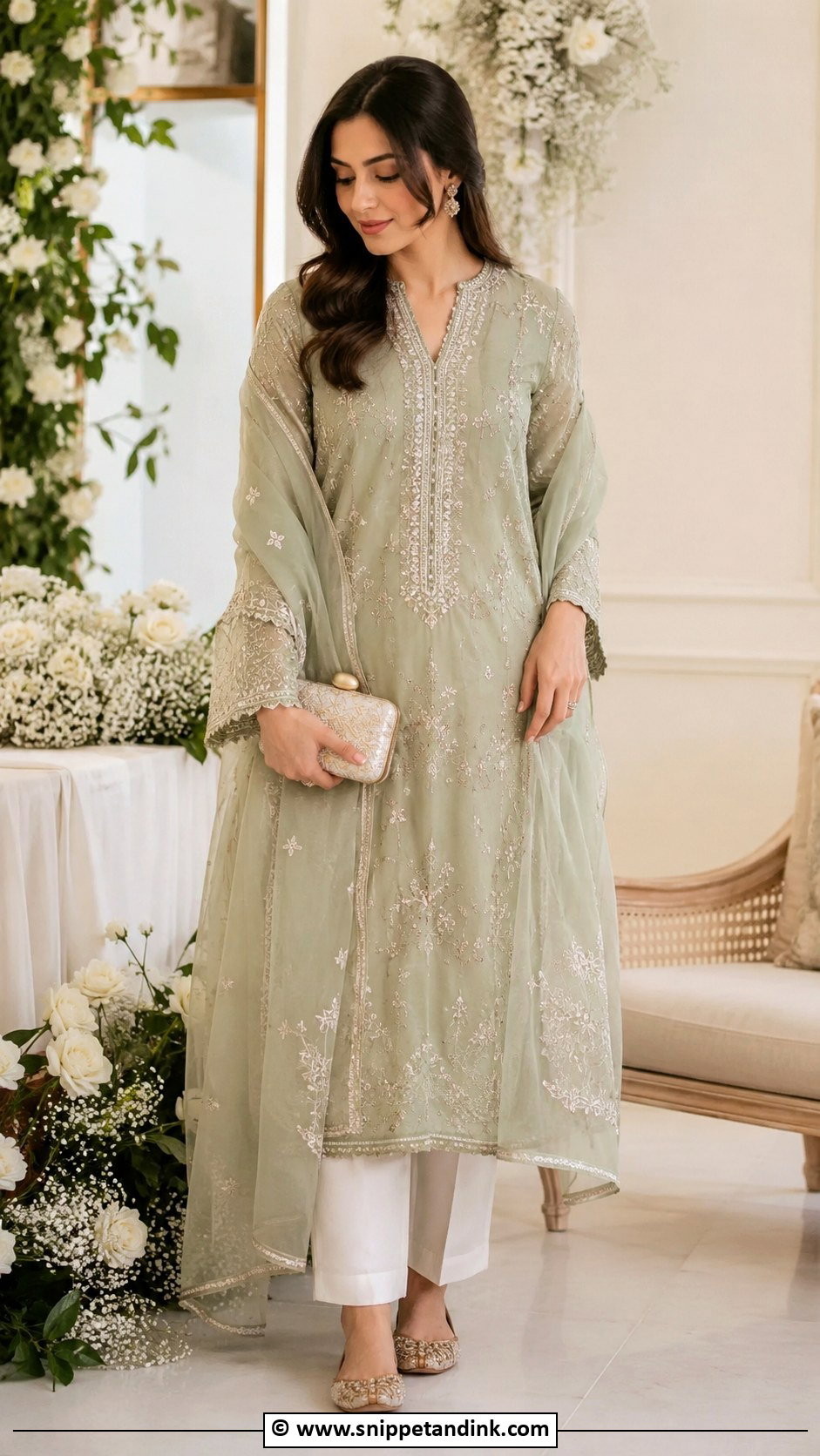 Simple Nikkah Kurta Outfit - Snippet and Ink - 35 Nikkah Outfit Ideas