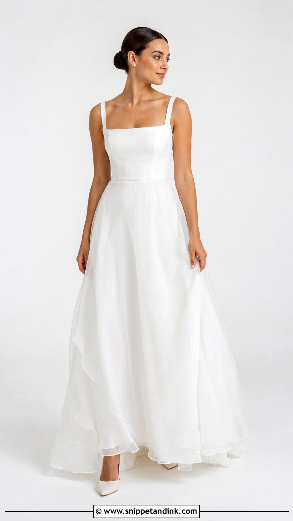 Simple Organza Wedding Dress - Snippet and Ink - 30 Organza Wedding Dress Ideas