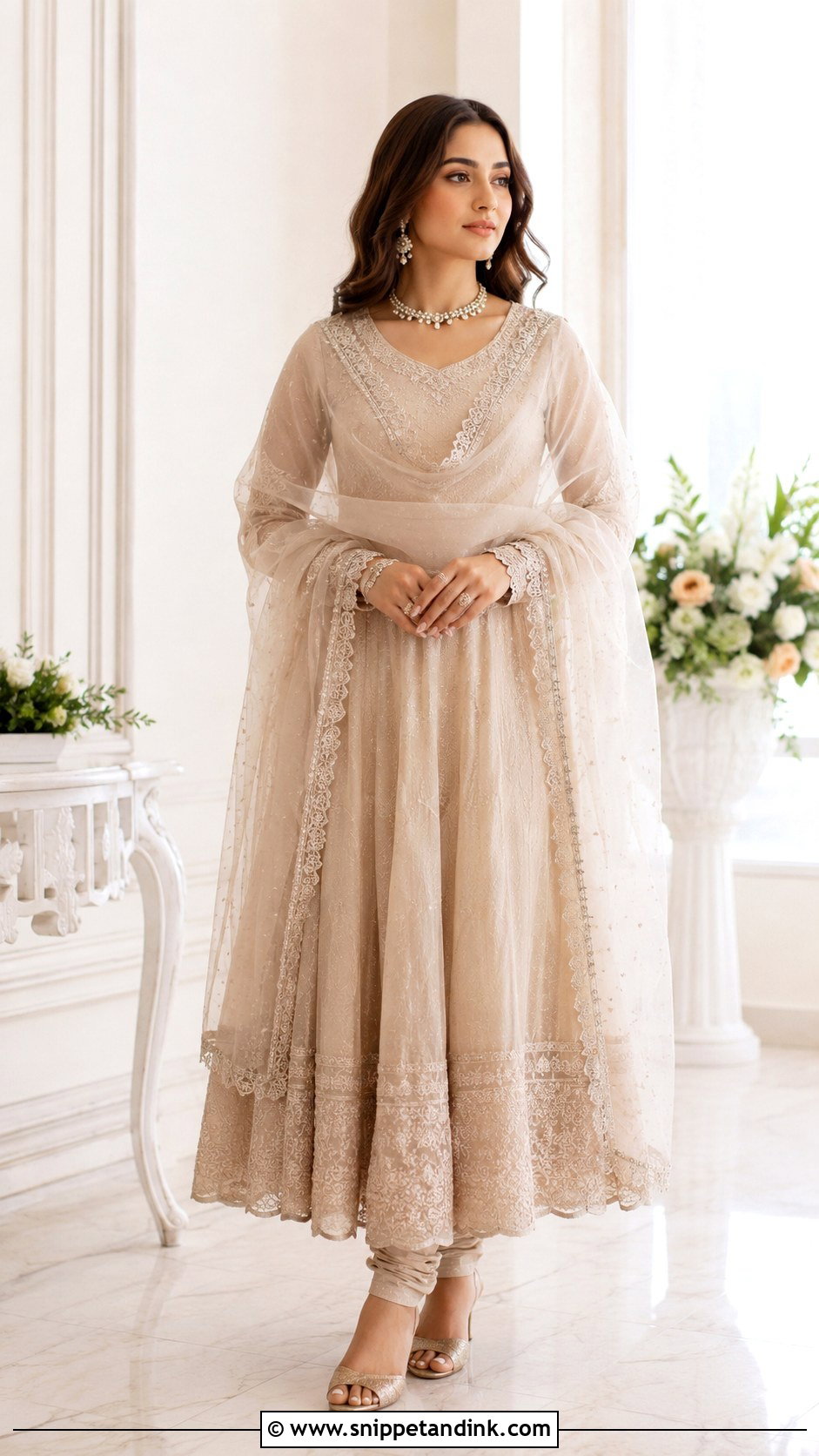 Simple Pakistani Anarkali Dress - Snippet and Ink - 25 Simple Pakistani Wedding Dresses