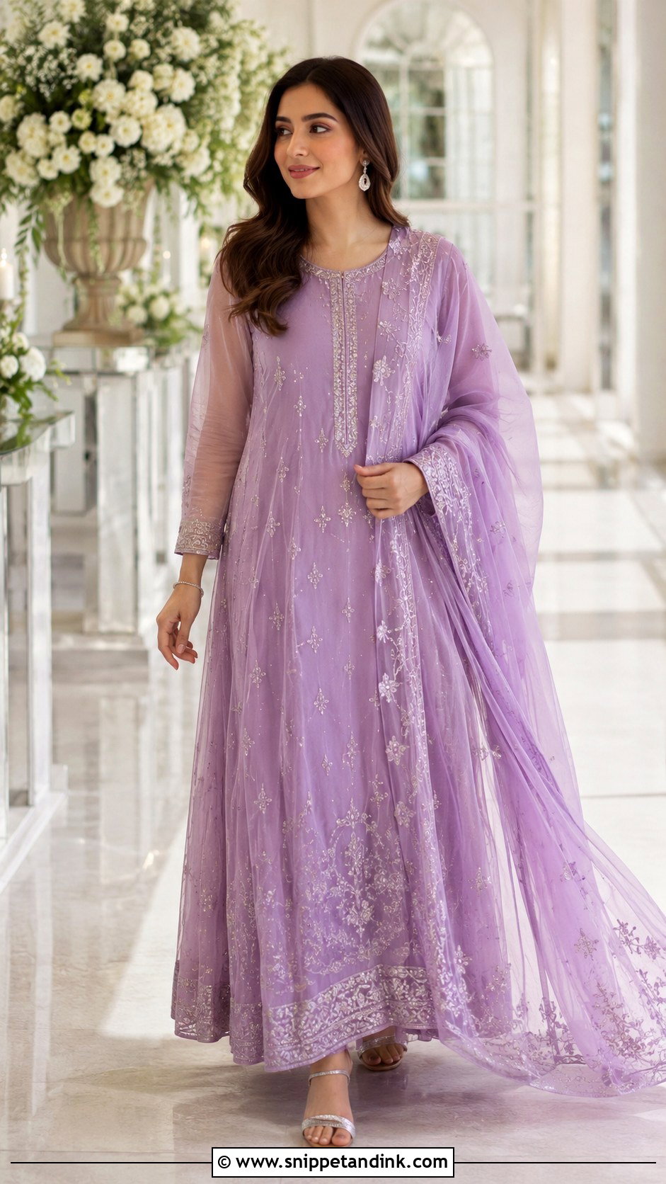 Simple Pakistani Chiffon Dress - Snippet and Ink - 25 Simple Pakistani Wedding Dresses