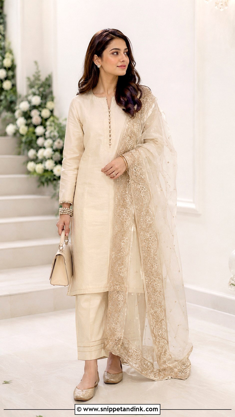 Simple Pakistani Dress With Dupatta - Snippet and Ink - 25 Simple Pakistani Wedding Dresses