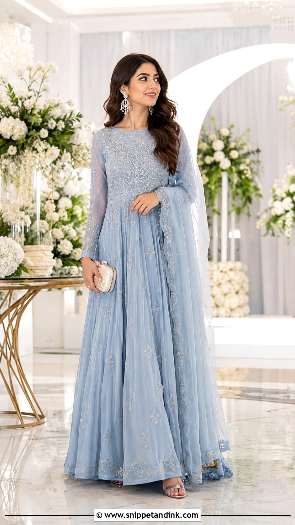 Simple Pakistani Maxi Dress - Snippet and Ink - 25 Simple Pakistani Wedding Dresses