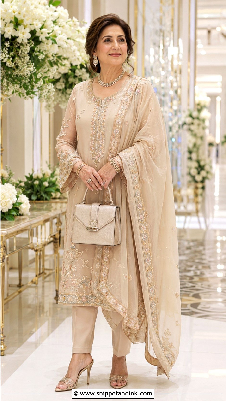 Simple Pakistani Mother Of The Bride Dress - Snippet and Ink - 25 Simple Pakistani Wedding Dresses