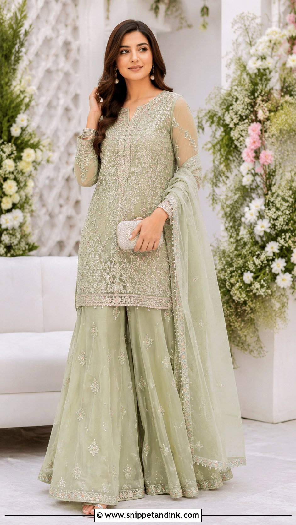 Simple Pakistani Pastel Wedding Dress - Snippet and Ink - 25 Simple Pakistani Wedding Dresses