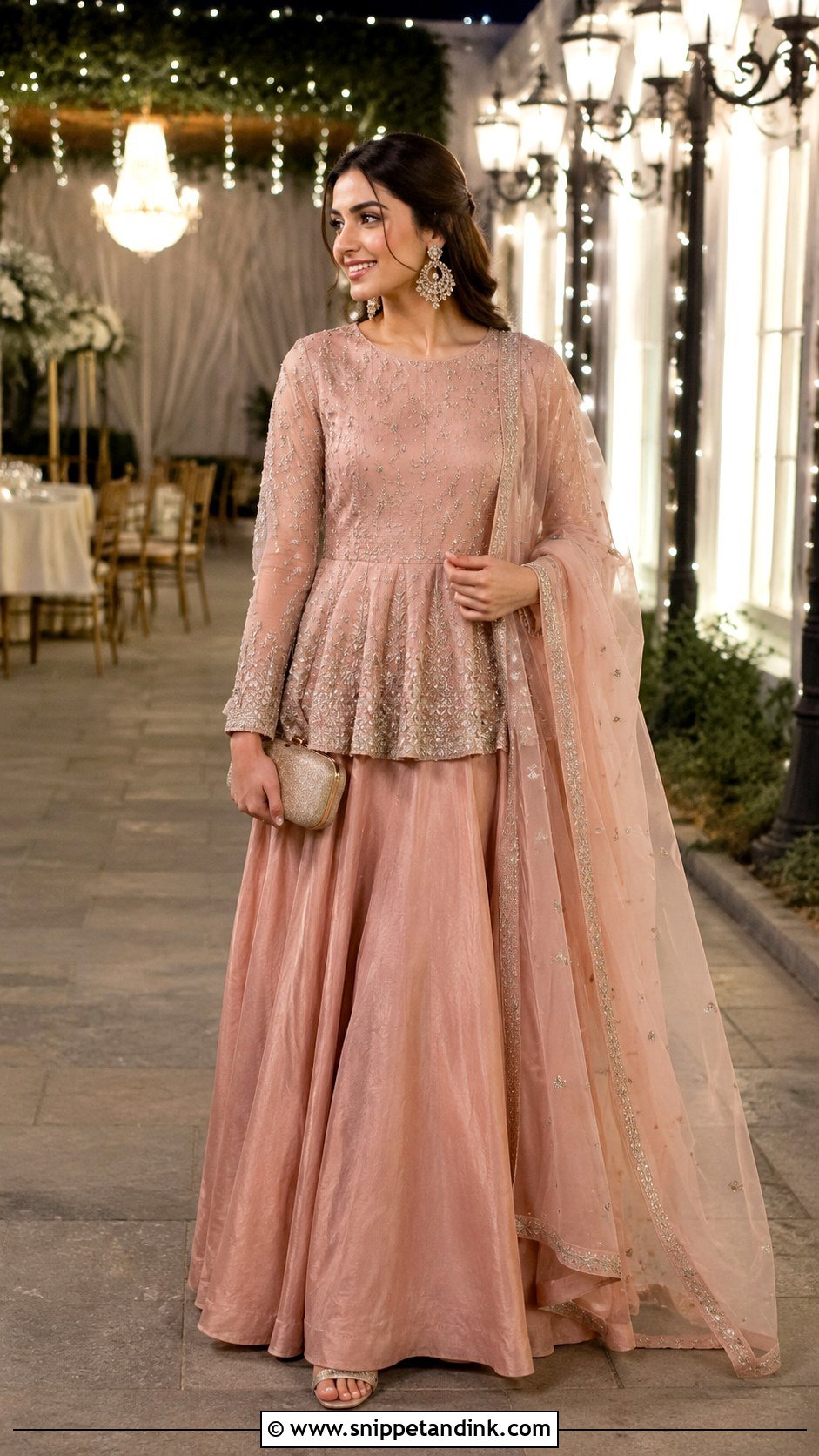 Simple Pakistani Peplum Dress - Snippet and Ink - 25 Simple Pakistani Wedding Dresses