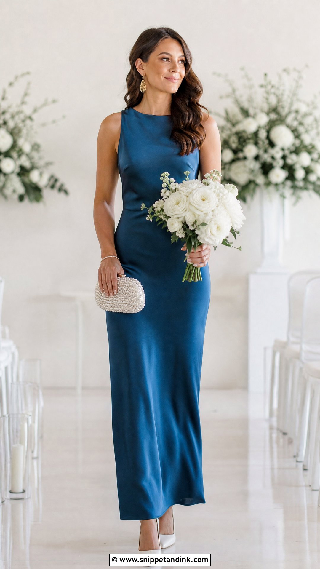 Simple Peacock Blue Wedding Dress - Snippet and Ink - 20 Peacock Wedding Dresses