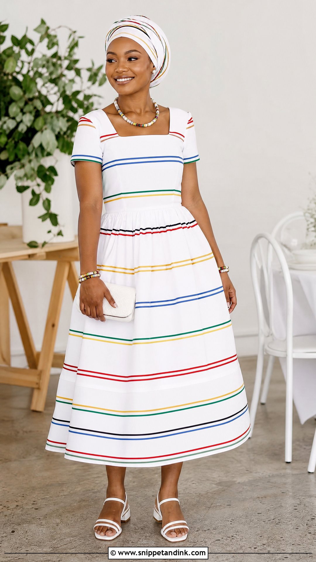 Simple Pedi Wedding Dress for Traditional Ceremony - Snippet and Ink - 20 Traditional Pedi Wedding Dresses