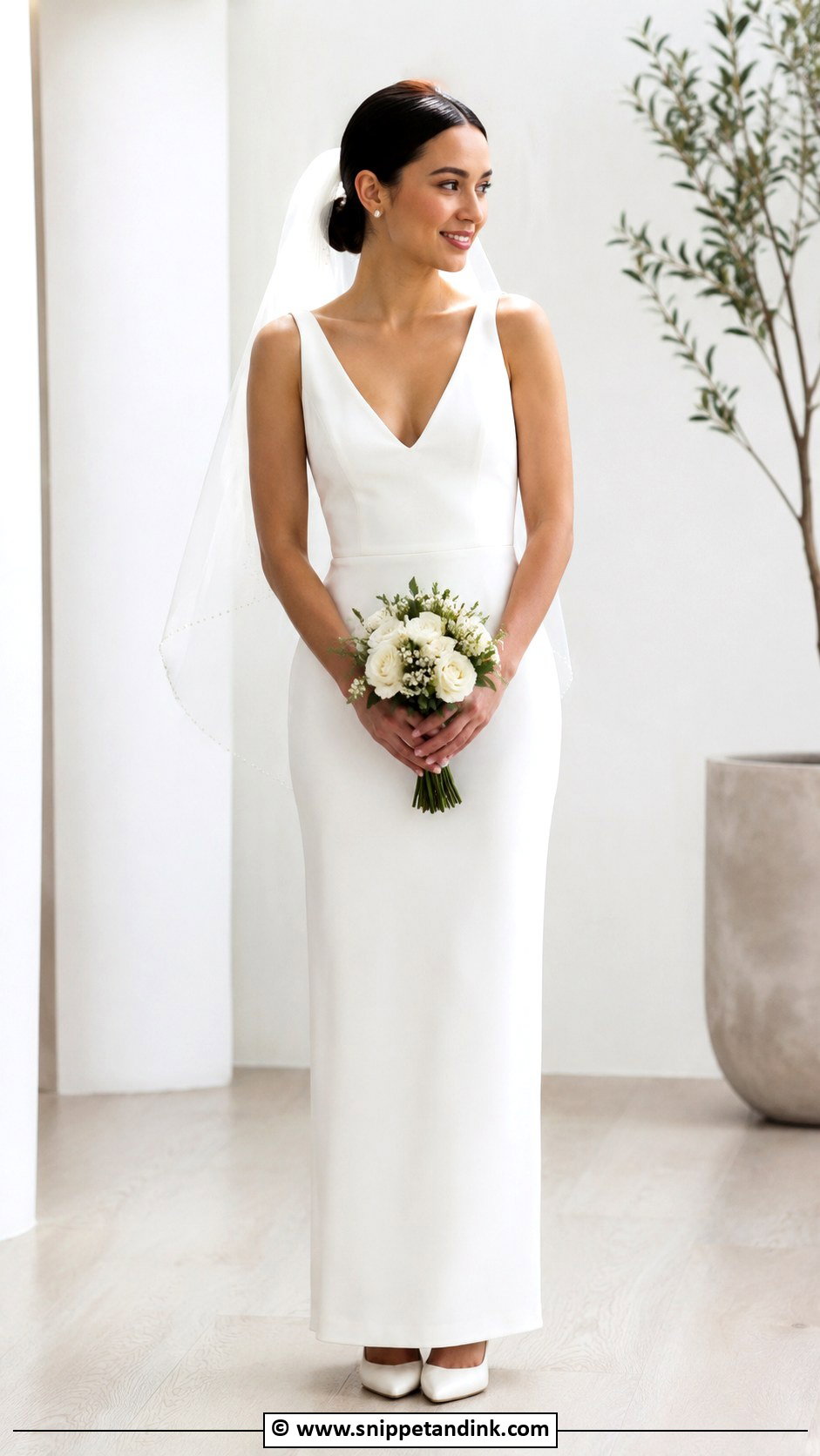 Simple Petite Wedding Dress - Snippet and Ink - 35 Simple Wedding Dresses