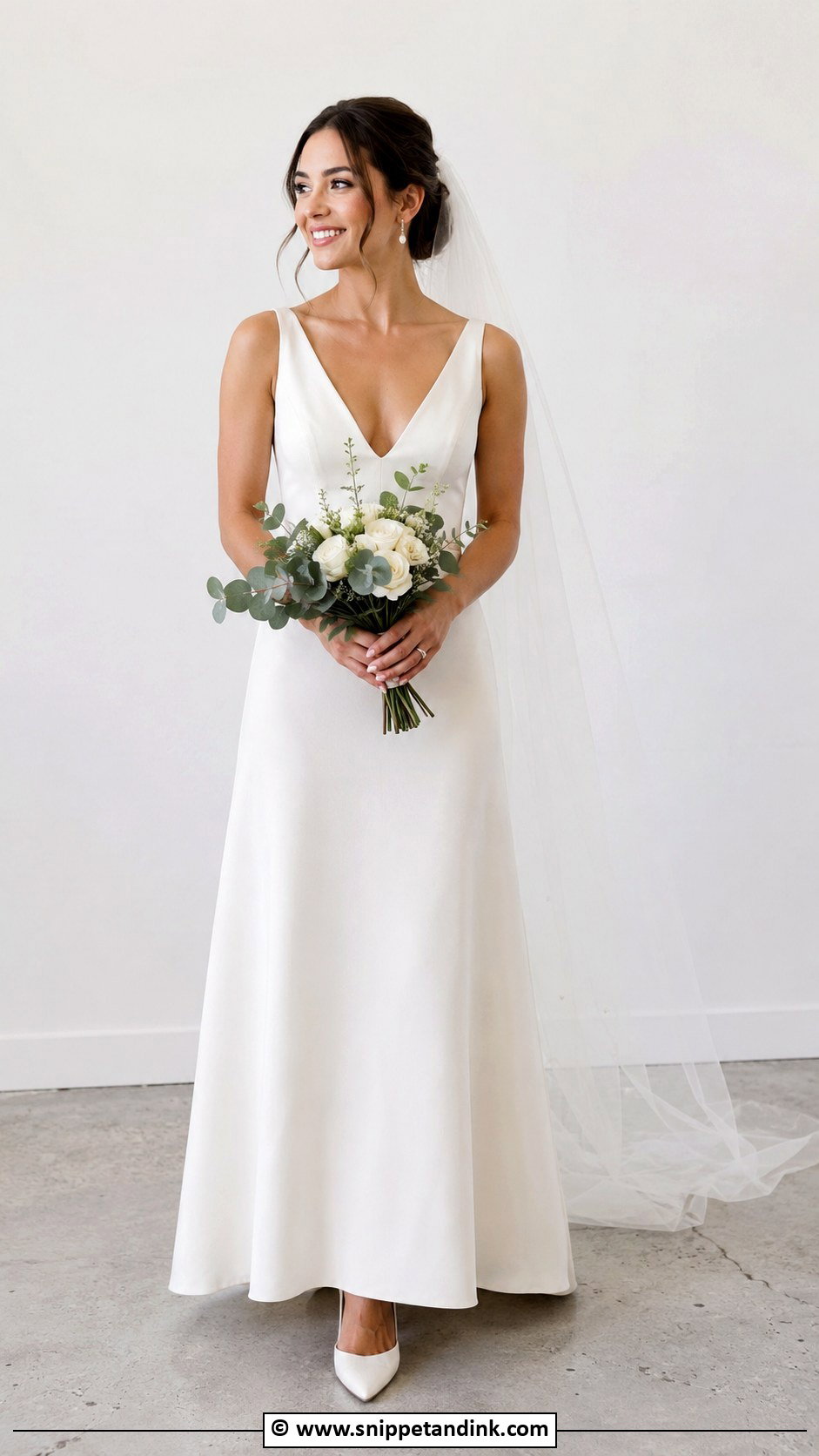 Simple Petite Wedding Dress - Snippet and Ink - 35 Simple Wedding Dress Ideas