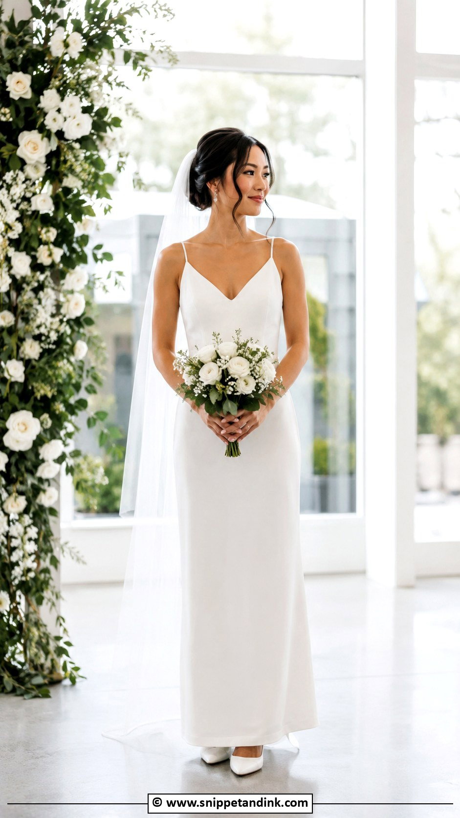 Simple Petite Wedding Gown - Snippet and Ink - 30 Simple Wedding Gowns