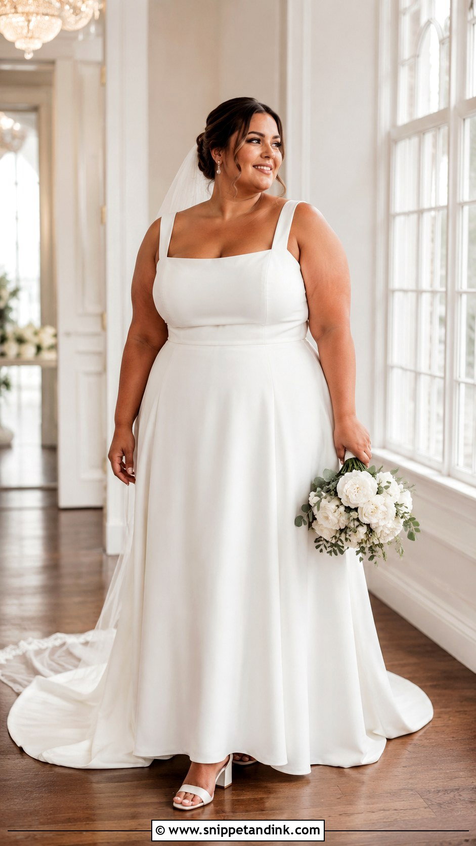 Simple Plus Size Wedding Dress - Snippet and Ink - 25 Schlichtes Hochzeitskleid Ideas