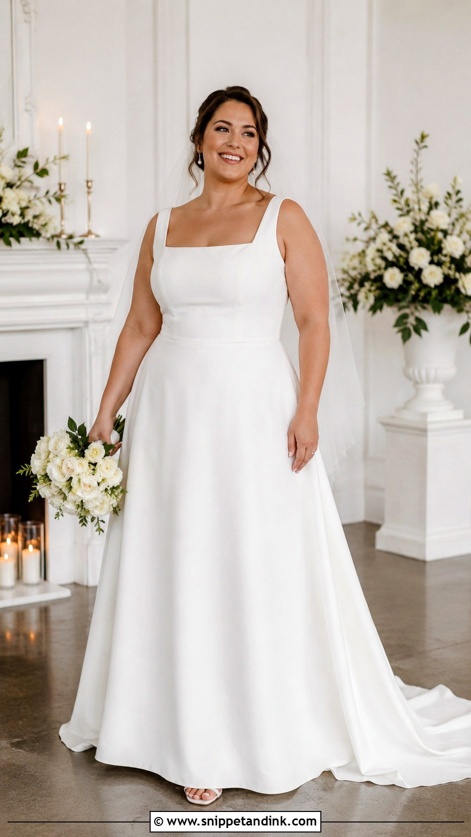 Simple Plus Size Wedding Dress - Snippet and Ink - 25 Simple Classy Wedding Dress Ideas