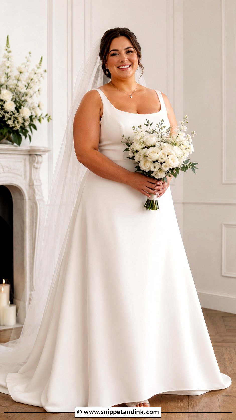 Simple Plus Size Wedding Gown - Snippet and Ink - 25 Simple Wedding Gown Ideas