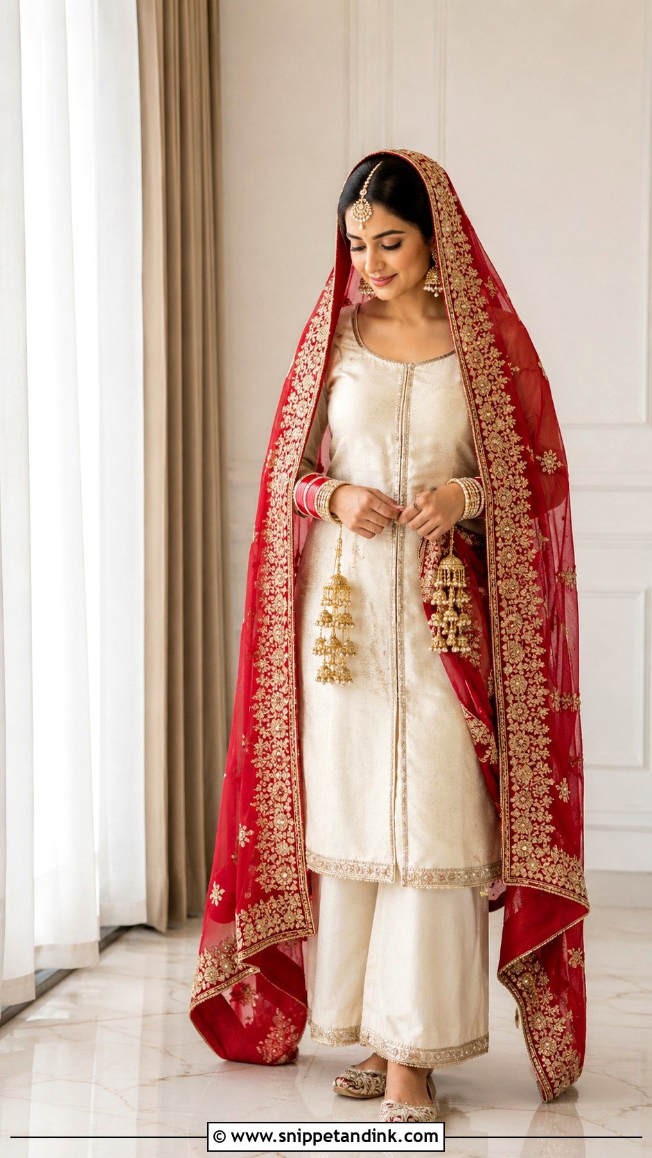 Simple Punjabi Bridal Suit - Snippet and Ink - 25 Punjabi Bridal Suit Ideas