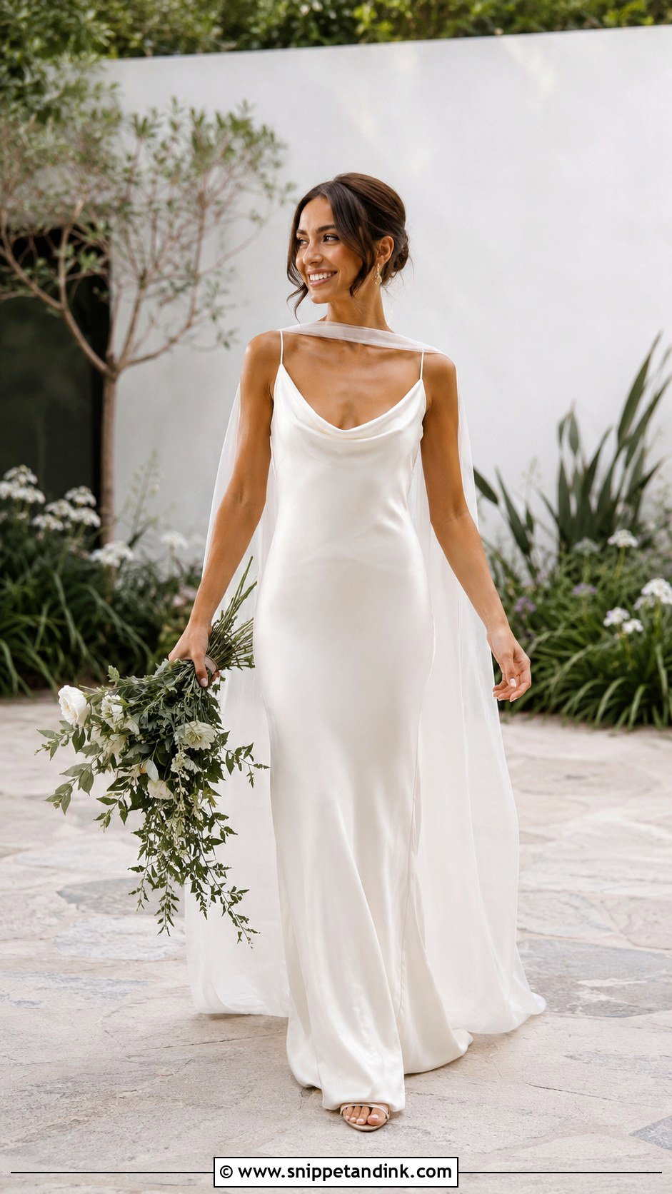 Simple Satin Boheme Wedding Dress - Snippet and Ink - 20 Weeding Dress Boheme Ideas