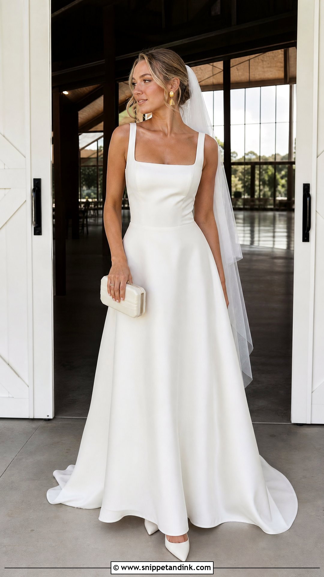 Simple Satin Country Wedding Dress - Snippet and Ink - 20 Simple Country Wedding Dresses