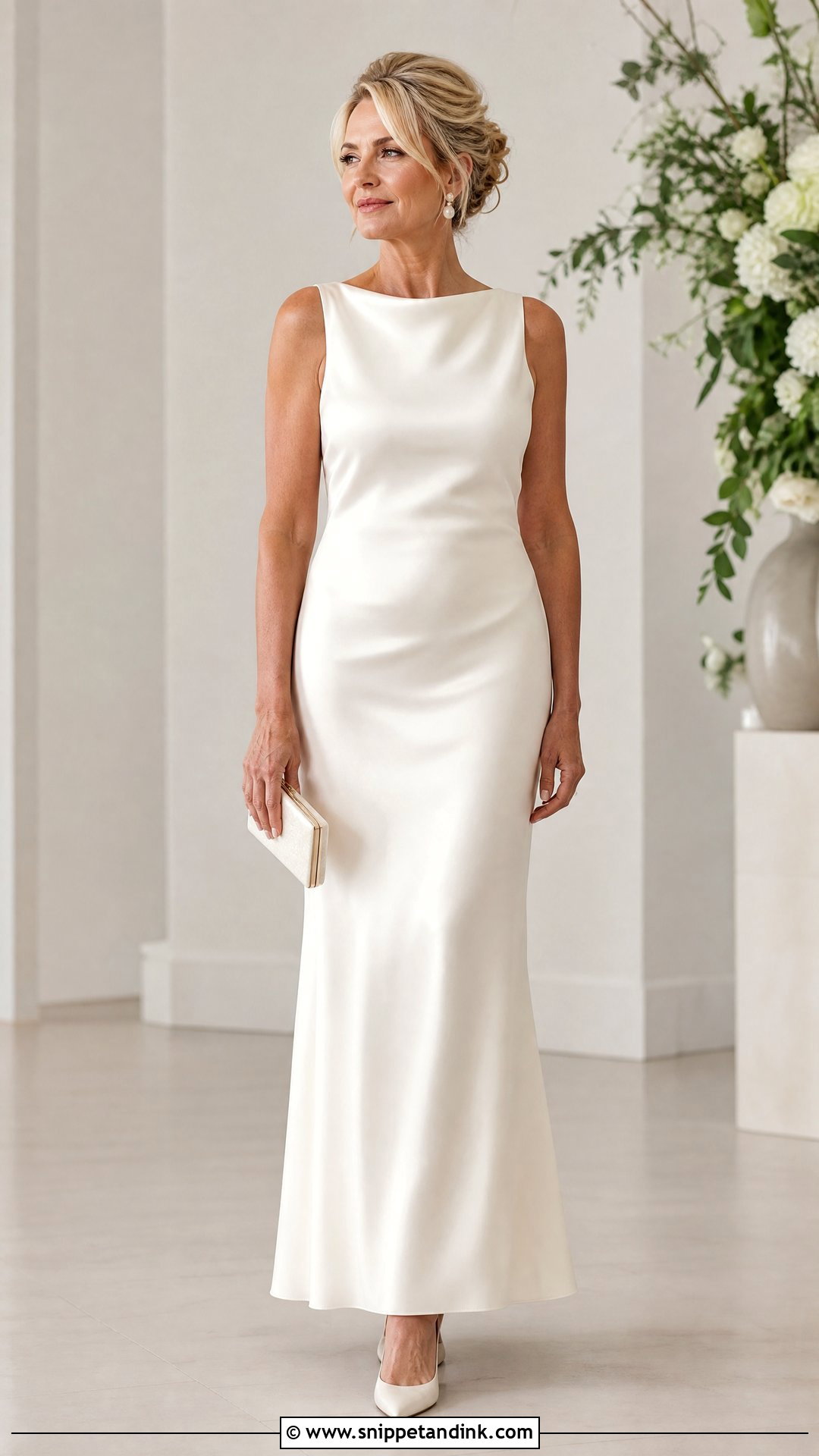 Simple Satin Wedding Dress - Snippet and Ink - 20 Wedding Dresses for Second Marriage