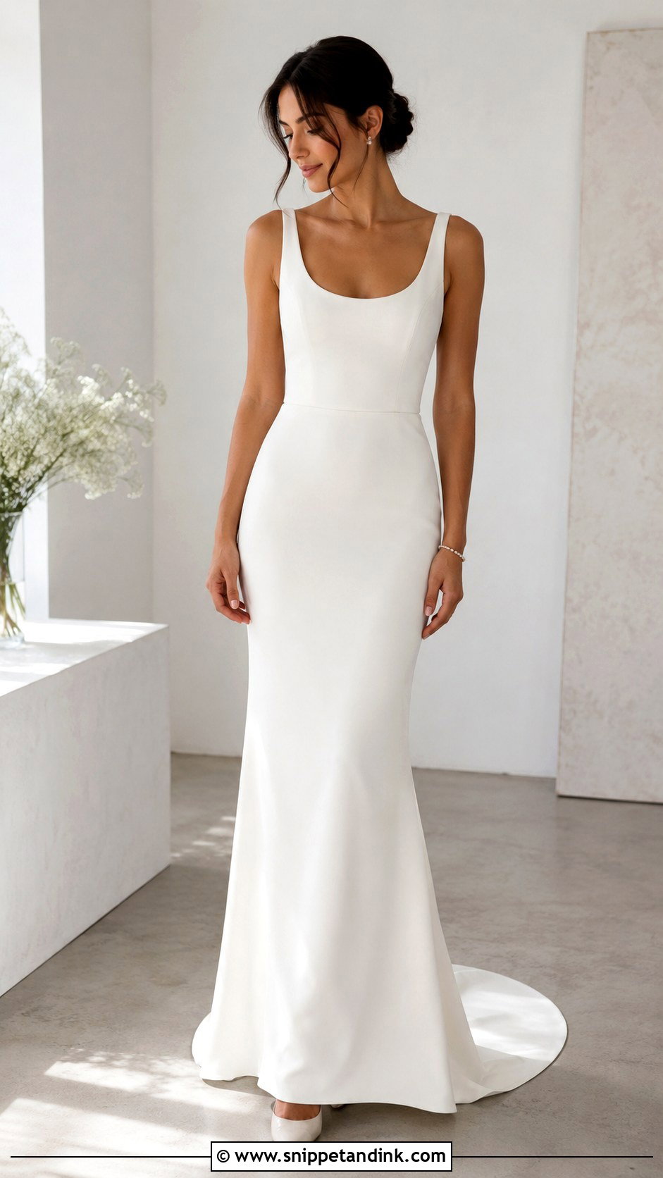 Simple Scoop Neck Wedding Dress - Snippet and Ink - 25 Scoop Neck Wedding Dress Ideas