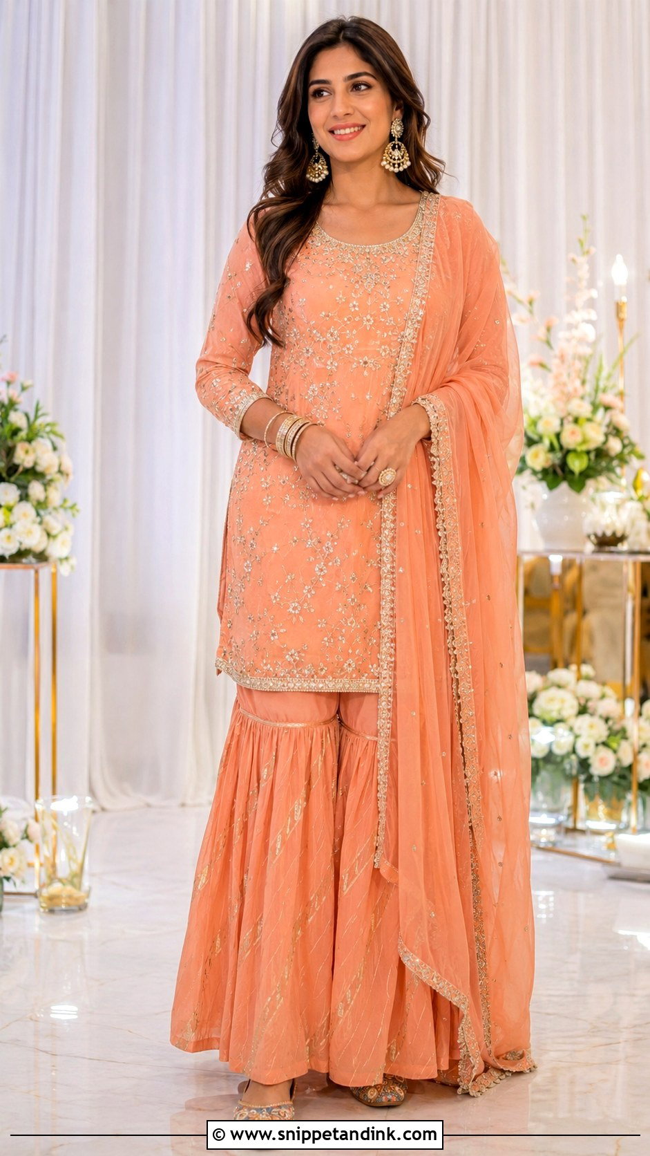 Simple Sharara Suit For Roka - Snippet and Ink - 25 Roka Ceremony Outfits Simple