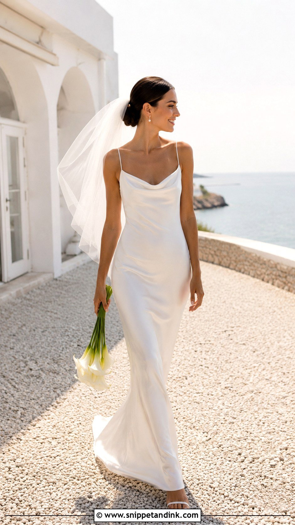 Simple Silk Slip Wedding Dress - Snippet and Ink - 20 Bride Dress Simple Elegant Ideas