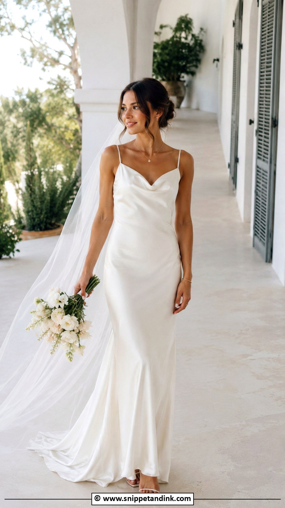 Simple Silk Wedding Dress - Snippet and Ink - 35 Simple Wedding Dresses