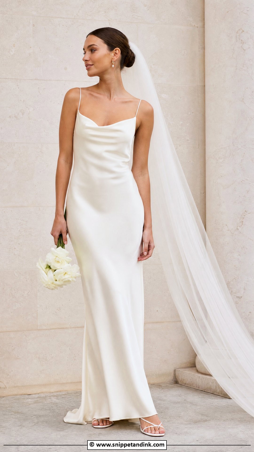Simple Slip Bride Dress - Snippet and Ink - 35 Bride Dresses