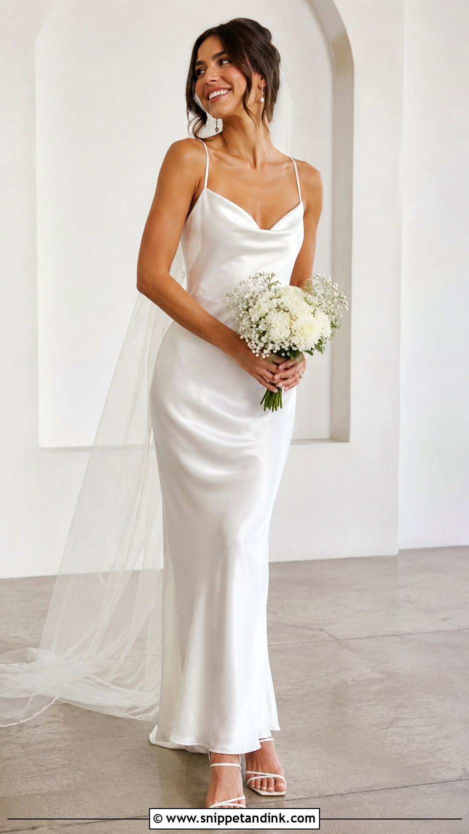 Simple Slip Wedding Dress - Snippet and Ink - 25 Classy Elegant Wedding Dresses