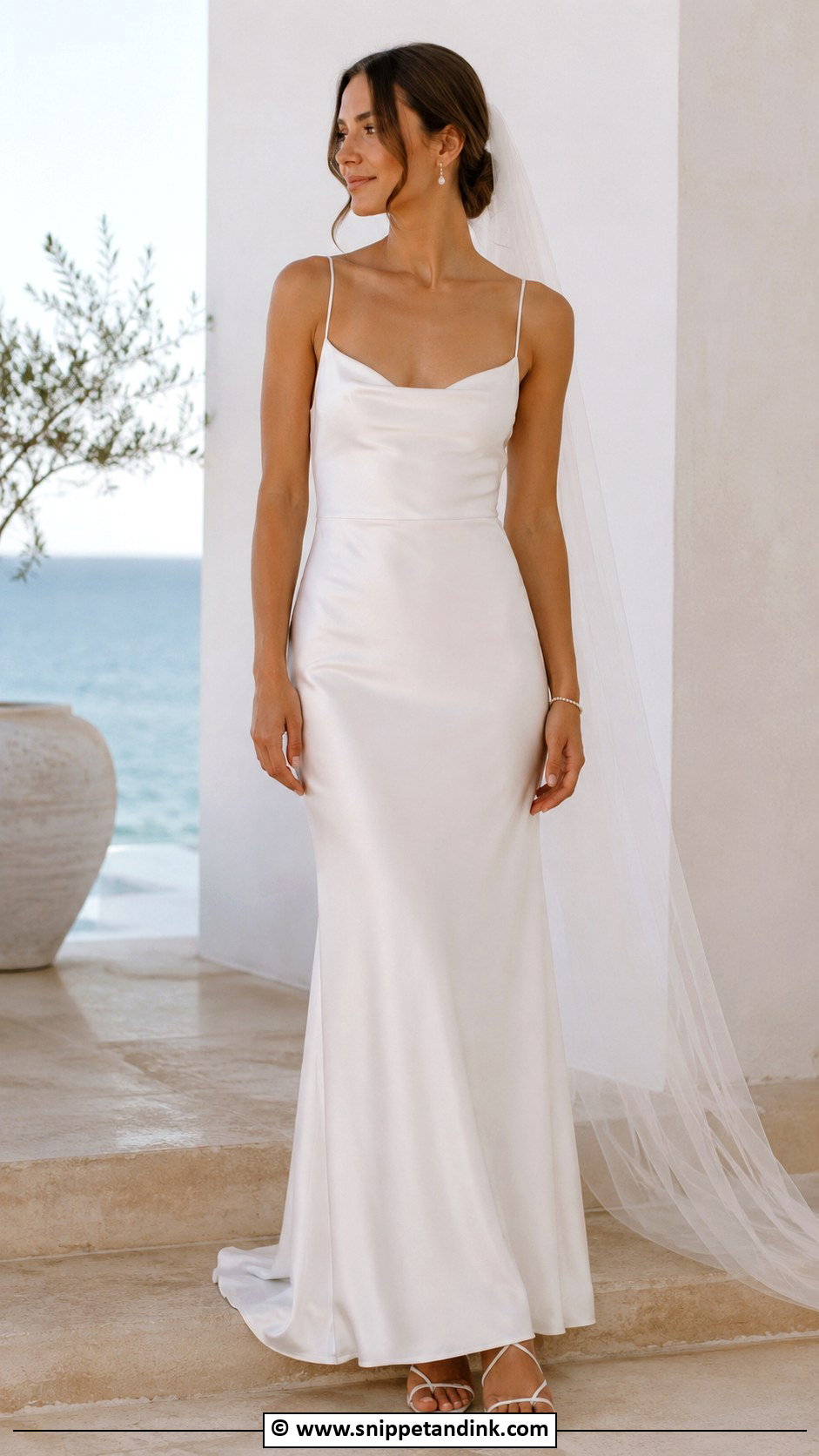 Simple Slip Wedding Dress - Snippet and Ink - 30 Beautiful Wedding Dresses