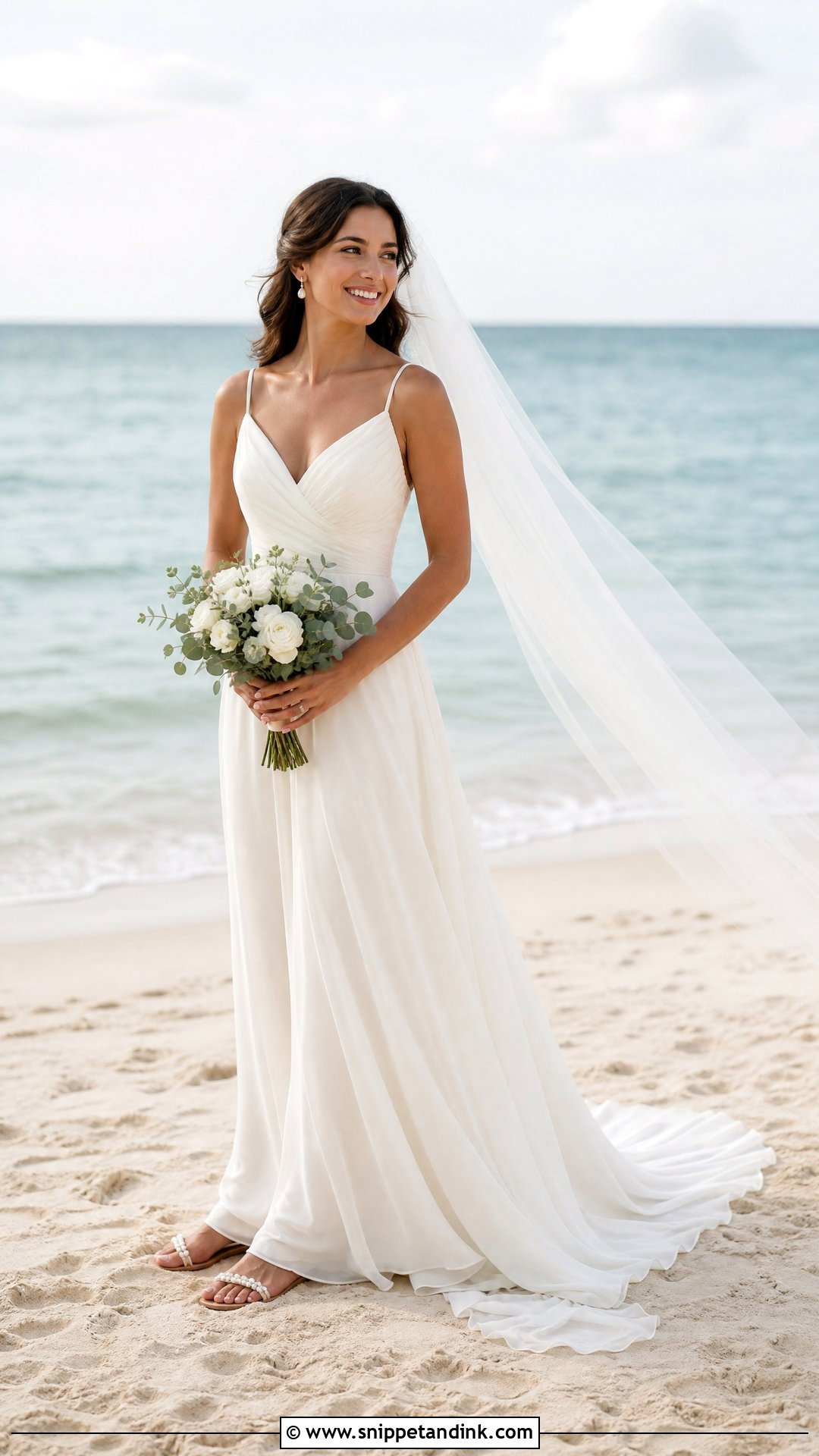 Simple Train Beach Wedding Dress - Snippet and Ink - 25 Simple Beach Wedding Dress Ideas